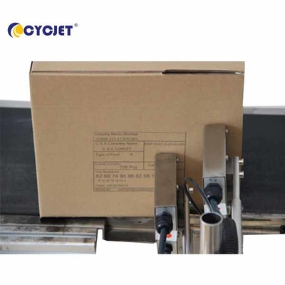 Otomatik Çift Kafalar Çevrimiçi Mürekkep Püskürtmeli Yazıcı ALT202 Karton Kutu İçin Büyük Karakter
