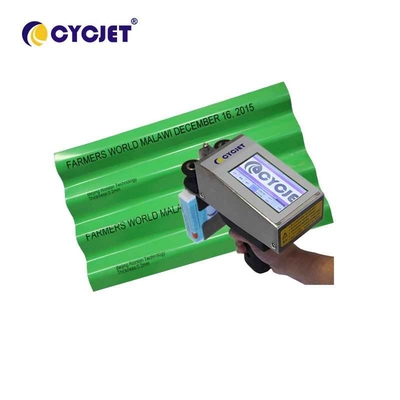 Çelik Sac için CYCJET Taşınabilir El Mürekkep Püskürtmeli Yazıcı 18mm Yükseklik Tarihi